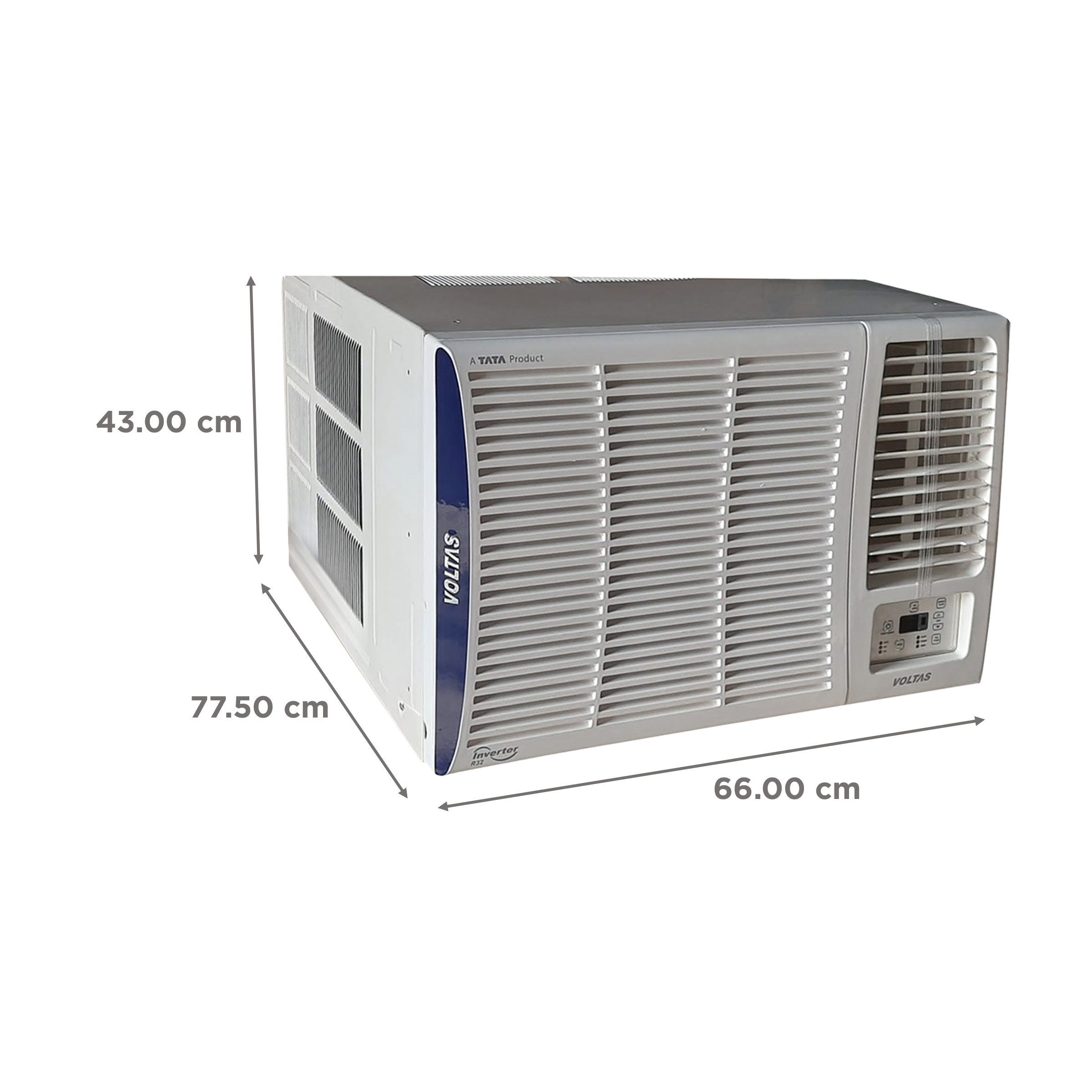 1.5 ton window ac on sale dimensions in inches